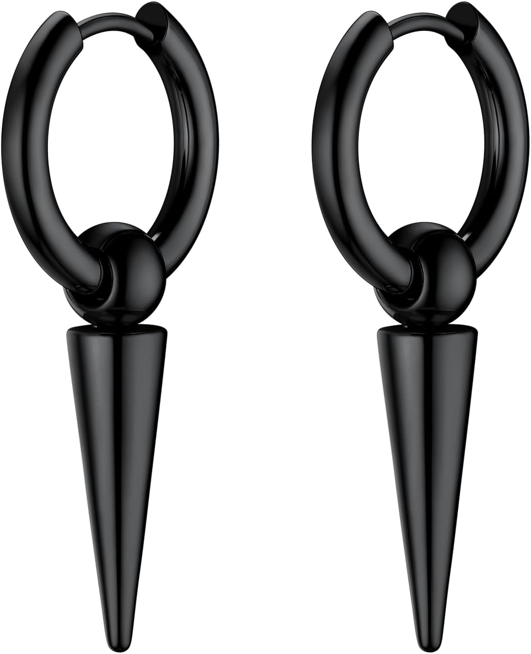 リングピアス フープピアス メンズ レディース サージカルステンレス 金アレ対応 揺れる 両耳 錆びない 個性派 ユニセックス アクセサリー 男性 女性