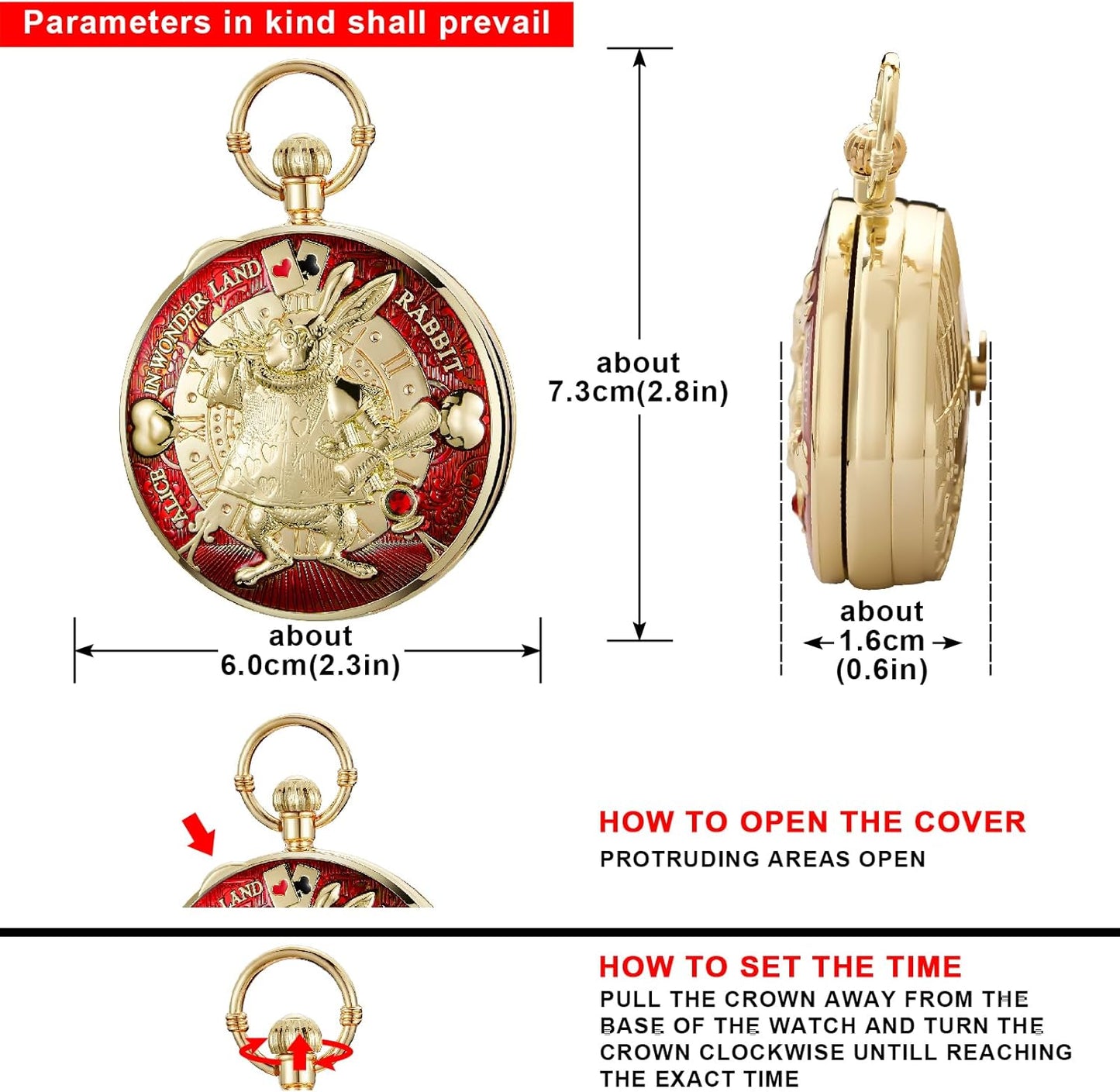 懐中時計 オルゴール 音楽時計チェーン クリスマス 誕生日 卒業ギフト, ローズゴールドグリーン-01 手回し式