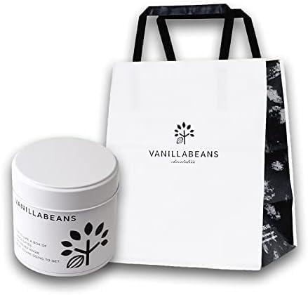 VANILLABEANS (バニラビーンズ) スノーボール・ココア (10缶入) クッキー ギフト お菓子 バレンタイン バレンタインデー (手提げ袋 10枚付き) 詰め合わせ 菓子折り お返し プレゼント 手土産 ご褒美 スイーツ チョコレート