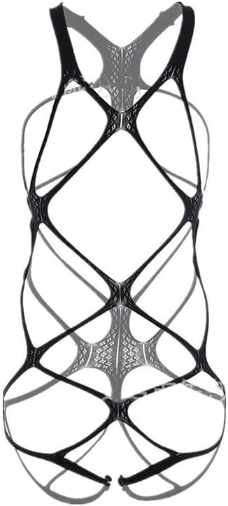 D&W ボディストッキング 全身網タイツ オープンクロッチ