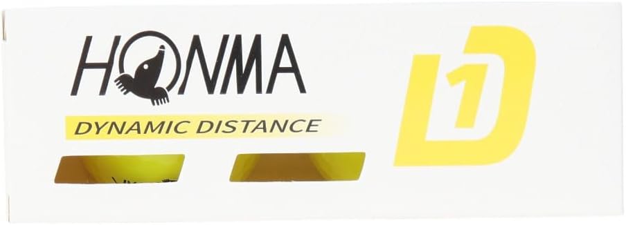ホンマ(HONMA) 1ダース(12球入) ゴルフ 公認球 D1 Ball 2024