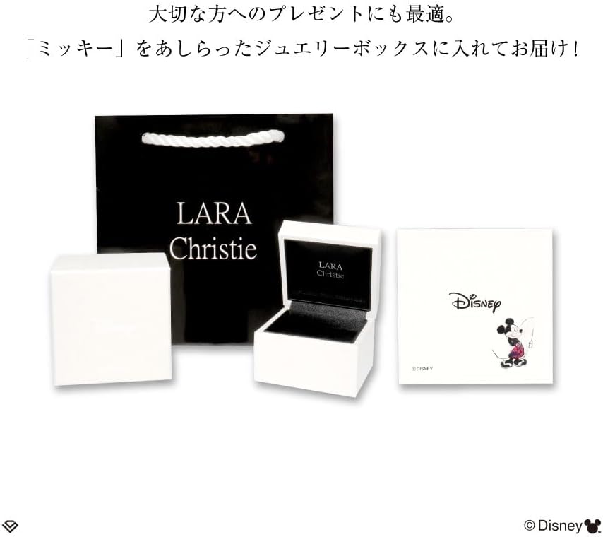 [ララクリスティー] ハワイアンジュエリー ディズニーコレクション ミッキー プルメリア ストレート リング lr58-0001-l