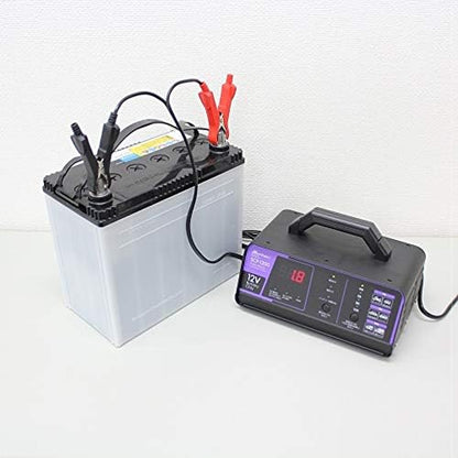メルテック(meltec) 全自動パルスバッテリー充電器 (ファミリーバイク/オートバイ) 12V専用 MeltecPlus 定格0.75A バッテリー診断機能付 維持充電(トリクル充電)方式 長期保証3年 MP-200