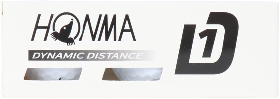 ホンマ(HONMA) 1ダース(12球入) ゴルフ 公認球 D1 Ball 2024