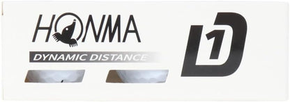 ホンマ(HONMA) 1ダース(12球入) ゴルフ 公認球 D1 Ball 2024