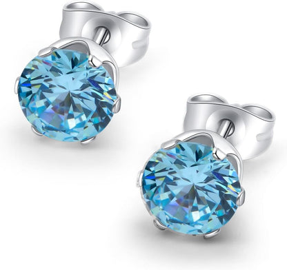 HSP ピアス サージカルステンレス 金属アレルギー対応 3mmジュエル ラウンドCZ シンプル キュービックジルコニア 1ペア クリスタル メンズ レディース