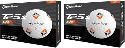 テーラーメイド(TAYLOR MADE) TMJ24 TP5/TP5 pix/TP5x/TP5x pix JPN 12個入り ゴルフボール 2024年モデル