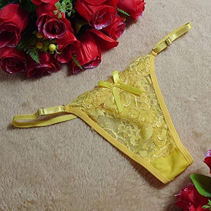 フラワーライフ セクシーショーツ Tバック 紐パン セクシー ランジェリー レース