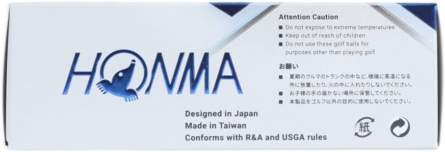 ホンマ ゴルフ ボール TW-X TW-S 2024年モデル 1ダース 12球入り ホワイト イエロー 3ピース ツアー系 スピン 飛距離 ディスタンス ソフト ゴルフボール TOUR WORLD BT2402 本間 HONMA_TW-S_ホワイト(1ダース)