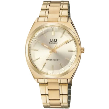 [シチズン Q&Q] 腕時計 アナログ 防水 メタルバンド QB78-201 メンズ シルバー