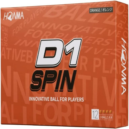 本間ゴルフ HONMA ボール D1 SPIN ボール 1ダース(12個入り)