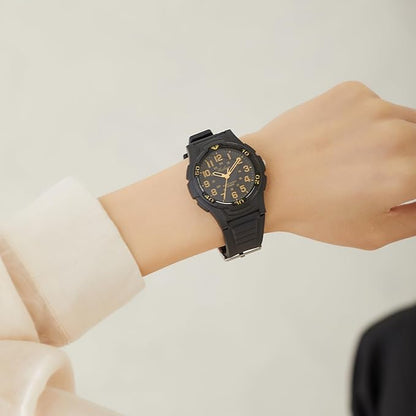 [シチズン Q&Q] 腕時計 アナログ 10気圧防水 ウレタンベルト VP84-854 メンズ ブラック