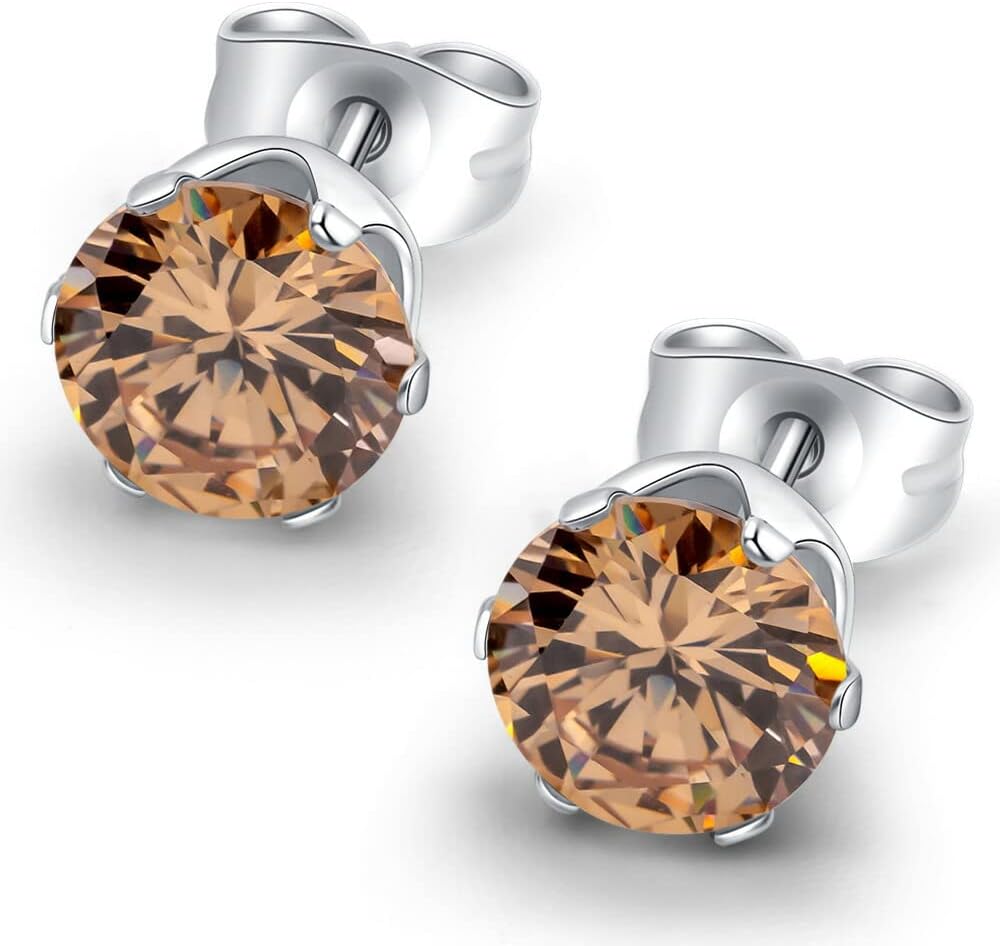 HSP ピアス サージカルステンレス 金属アレルギー対応 3mmジュエル ラウンドCZ シンプル キュービックジルコニア 1ペア クリスタル メンズ レディース