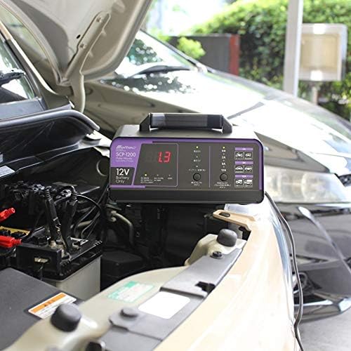 メルテック(meltec) 全自動パルスバッテリー充電器 (ファミリーバイク/オートバイ) 12V専用 MeltecPlus 定格0.75A バッテリー診断機能付 維持充電(トリクル充電)方式 長期保証3年 MP-200