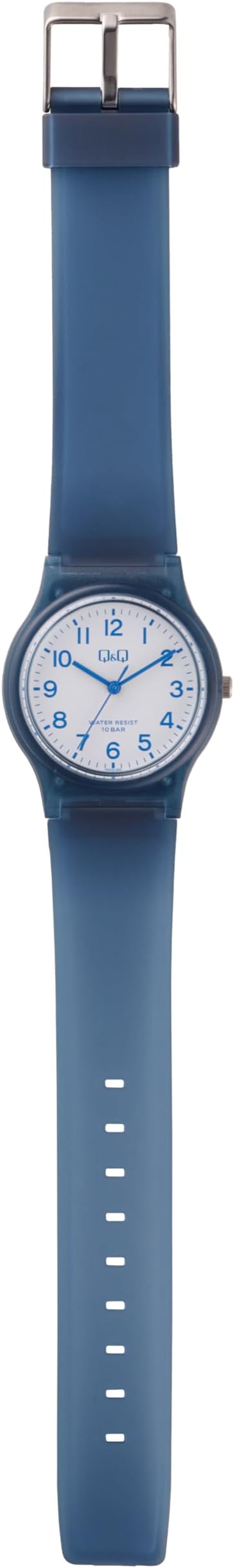 [シチズン Q&Q] 腕時計 アナログ 10気圧防水 ウレタンベルト VP46-859 メンズ ブラック ブルー