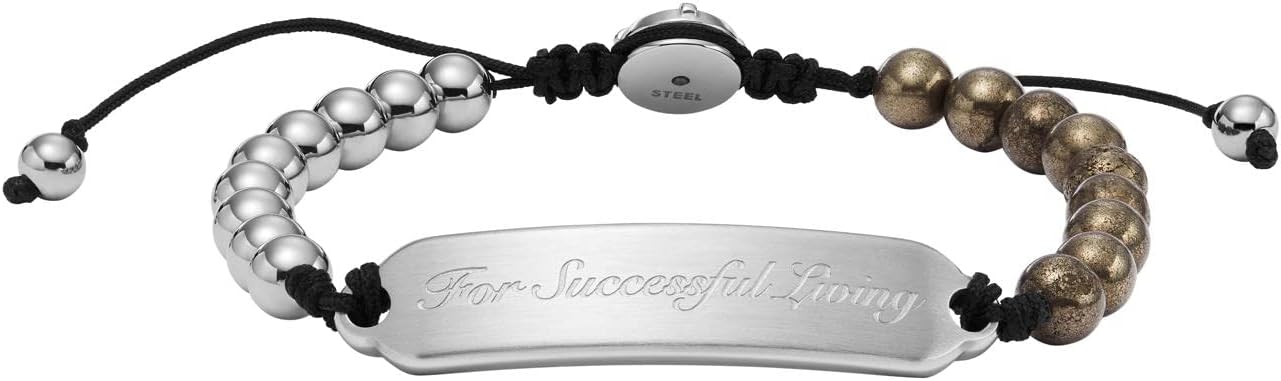 Diesel オールジェンダー ステンレススチールブレスレット, One Size, 金属, 宝石なし