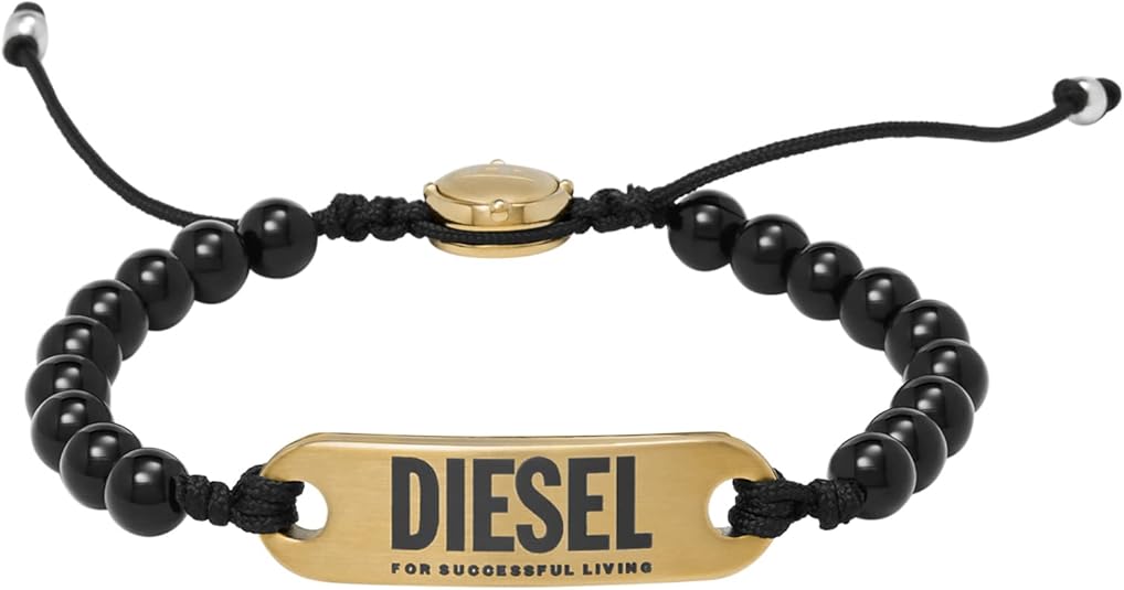 Diesel オールジェンダー ステンレススチールブレスレット, One Size, 金属, 宝石なし
