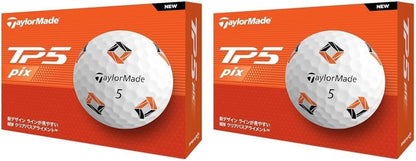 テーラーメイド(TAYLOR MADE) TMJ24 TP5/TP5 pix/TP5x/TP5x pix JPN 12個入り ゴルフボール 2024年モデル