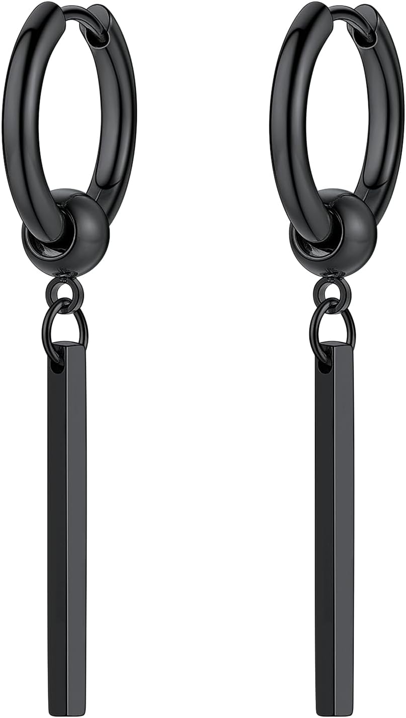 リングピアス フープピアス メンズ レディース サージカルステンレス 金アレ対応 揺れる 両耳 錆びない 個性派 ユニセックス アクセサリー 男性 女性