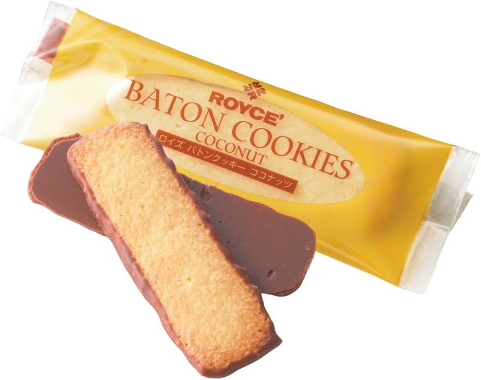 ROYCE'(ロイズ) バトンクッキー[ヘーゼルカカオ] [北海道スイーツ] 25個 (x 1)