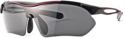 エーフィットスポーツサングラス 超軽量モデル アジアンフィット UVカット ケースセット AF-7001