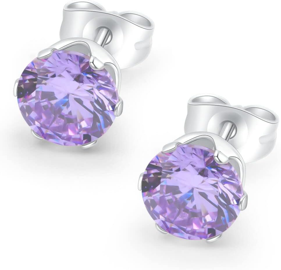 HSP ピアス サージカルステンレス 金属アレルギー対応 3mmジュエル ラウンドCZ シンプル キュービックジルコニア 1ペア クリスタル メンズ レディース