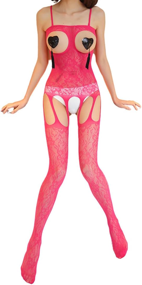 ボディタイツ 全身網タイツ ボディストッキング 穴あき セクシー下着 セクシーランジェリー シースルー 誘惑