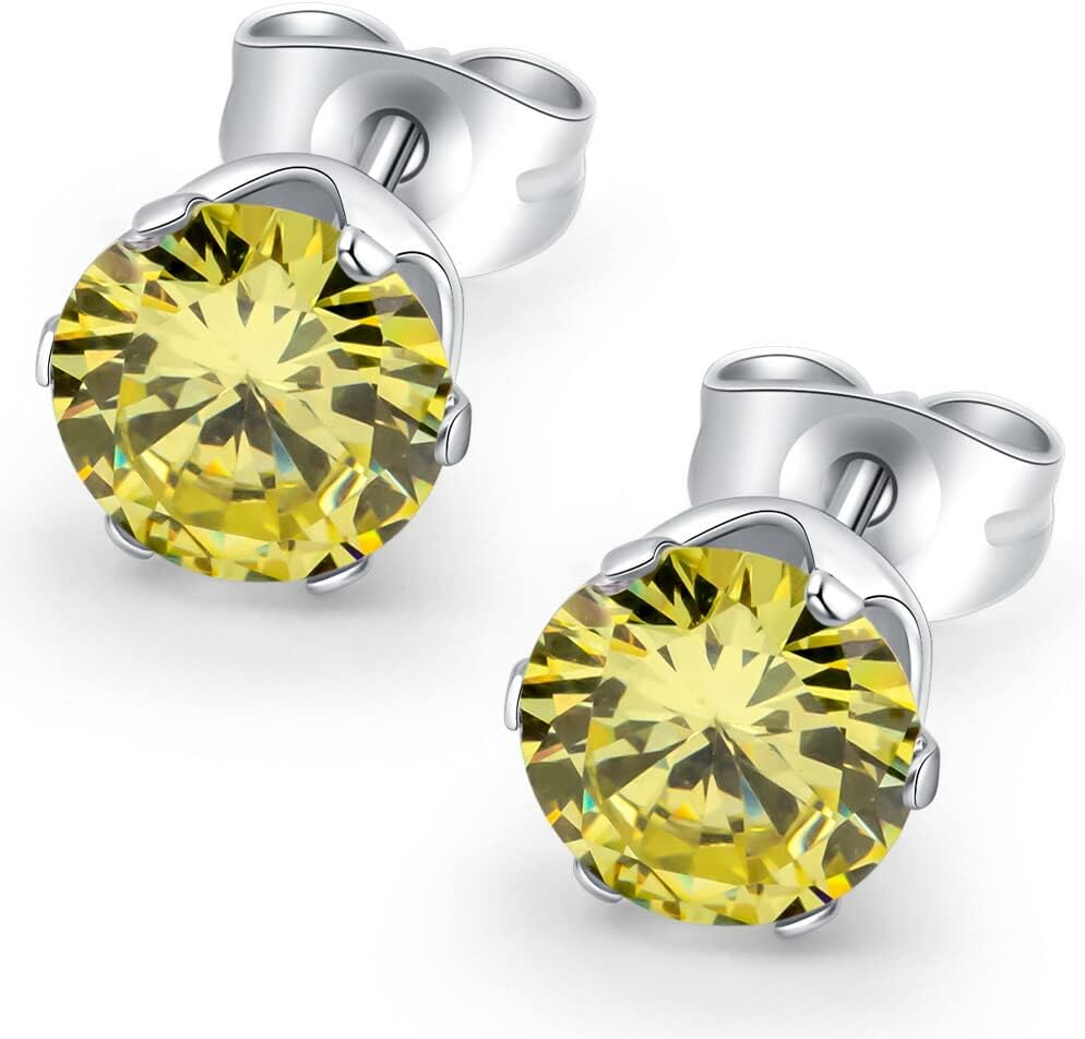 HSP ピアス サージカルステンレス 金属アレルギー対応 3mmジュエル ラウンドCZ シンプル キュービックジルコニア 1ペア クリスタル メンズ レディース