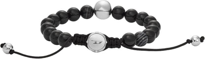 Diesel オールジェンダー ステンレススチールブレスレット, One Size, 金属, 宝石なし