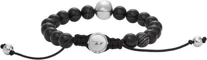 Diesel オールジェンダー ステンレススチールブレスレット, One Size, 金属, 宝石なし
