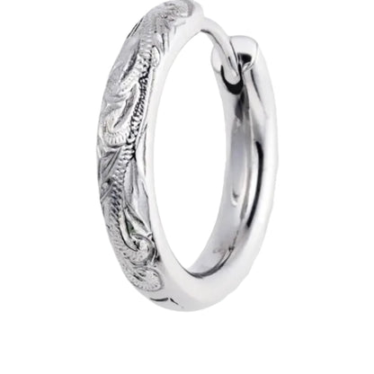 [Puente] フープピアス ハワイアンジュエリー メンズ レディース つけっぱなし 錆びない ピアス リングピアス リング フープ サージカルステンレス ステンレス 金属アレルギー対応