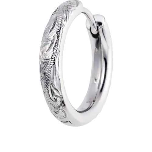 [Puente] フープピアス ハワイアンジュエリー メンズ レディース つけっぱなし 錆びない ピアス リングピアス リング フープ サージカルステンレス ステンレス 金属アレルギー対応