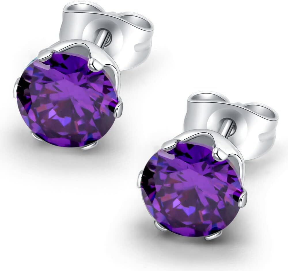 HSP ピアス サージカルステンレス 金属アレルギー対応 3mmジュエル ラウンドCZ シンプル キュービックジルコニア 1ペア クリスタル メンズ レディース