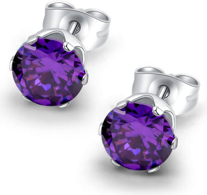 HSP ピアス サージカルステンレス 金属アレルギー対応 3mmジュエル ラウンドCZ シンプル キュービックジルコニア 1ペア クリスタル メンズ レディース