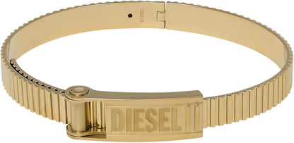 Diesel オールジェンダー ステンレススチールブレスレット, One Size, 金属, 宝石なし