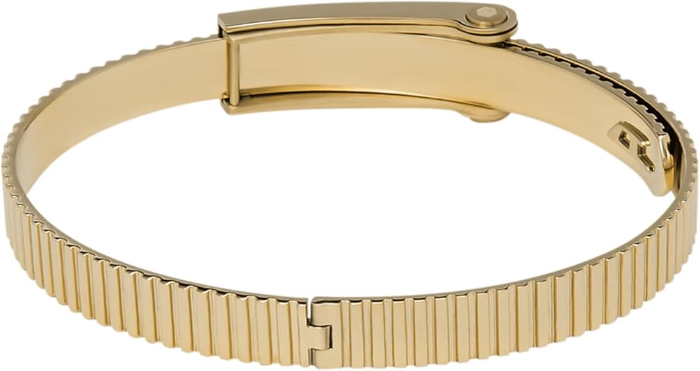 Diesel オールジェンダー ステンレススチールブレスレット, One Size, 金属, 宝石なし