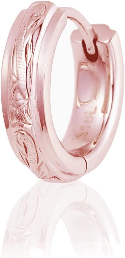 [Puente] フープピアス ハワイアンジュエリー メンズ レディース つけっぱなし 錆びない ピアス リングピアス リング フープ サージカルステンレス ステンレス 金属アレルギー対応