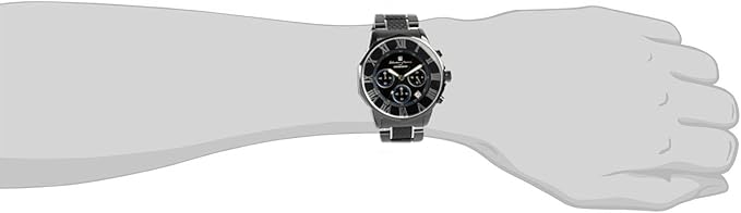 [サルバトーレマーラ] 腕時計 ウォッチ クロノグラフ 10気圧防水 ビジネス フォーマル イタリアブランド 限定モデル メンズ SM15104 (ブラック×ピンクゴールド) [並行輸入品]