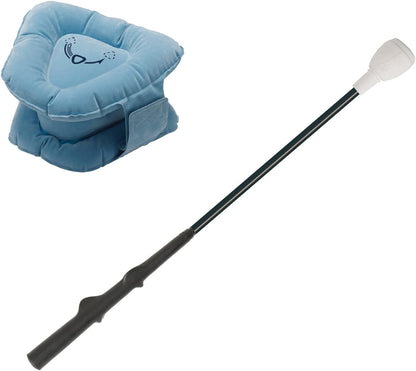 Tabata(タバタ) ゴルフ 素振り スイング改善 空気入れ簡単 持ち運びに便利 トレーニング 練習器具 スイング練習機 ゴルフ練習用品 三角先生 Fit GV0366