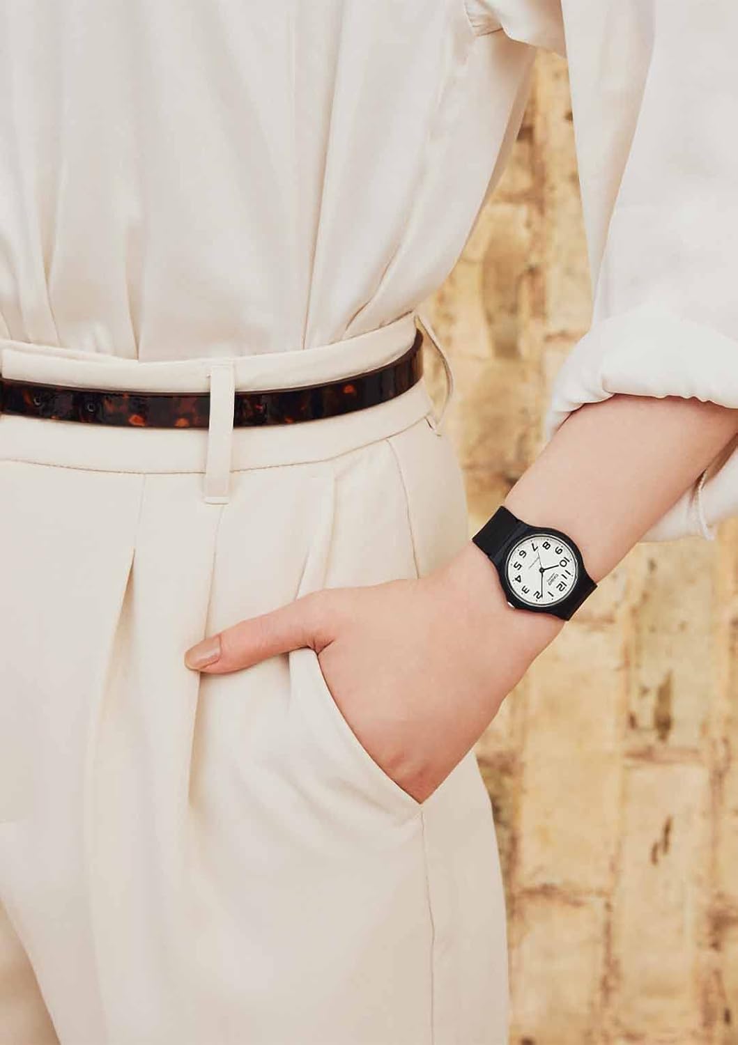 カシオ 腕時計 カシオ コレクション MQ-24-7B2LLJH メンズ ブラック