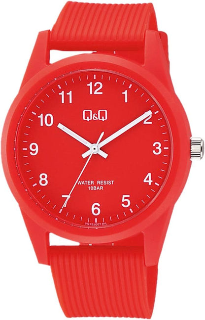 [シチズン Q&Q] 腕時計 アナログ 防水 ウレタンベルト VS40-002 メンズ ブラック