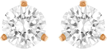 【公式】【スワロフスキー】Stilla スタッドピアス, ラウンドカット, ホワイト, ロジウム・プレーティング
