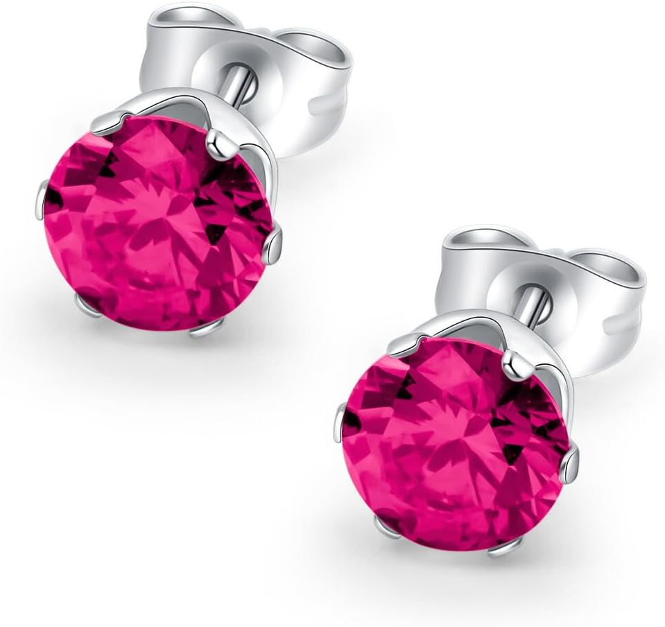 HSP ピアス サージカルステンレス 金属アレルギー対応 3mmジュエル ラウンドCZ シンプル キュービックジルコニア 1ペア クリスタル メンズ レディース