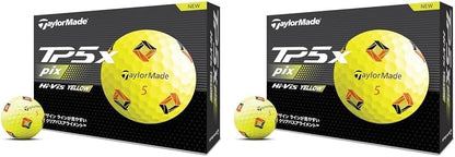 テーラーメイド(TAYLOR MADE) TMJ24 TP5/TP5 pix/TP5x/TP5x pix JPN 12個入り ゴルフボール 2024年モデル