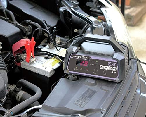 メルテック(meltec) 全自動パルスバッテリー充電器 (ファミリーバイク/オートバイ) 12V専用 MeltecPlus 定格0.75A バッテリー診断機能付 維持充電(トリクル充電)方式 長期保証3年 MP-200