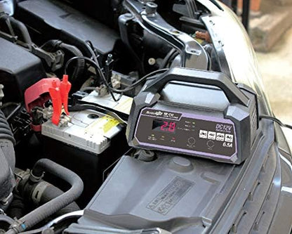 メルテック(meltec) 全自動パルスバッテリー充電器 (ファミリーバイク/オートバイ) 12V専用 MeltecPlus 定格0.75A バッテリー診断機能付 維持充電(トリクル充電)方式 長期保証3年 MP-200