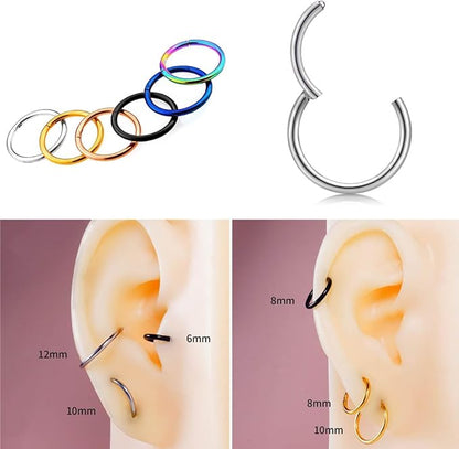 [From da Phactory] フロム ダ ファクトリー ワンタッチセグメントリング トラガス ヘリックス コンク 軟骨ピアス