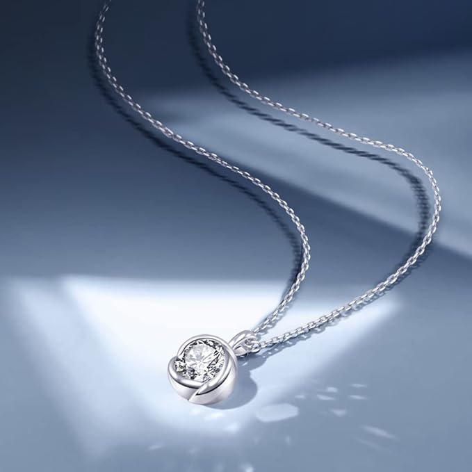 [Free bird] ネックレス レディース ピアス セット 「バラのキッス」 最高級 ジルコニア シルバー ペンダント 金属アレルギー対応 アクセサリー 一粒ジュエリー 誕生日 記念日 母の日のプレゼント