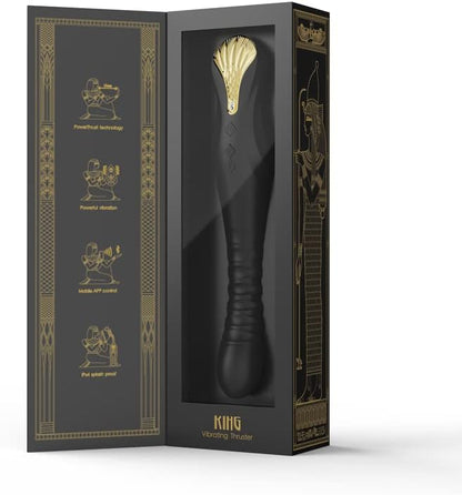 ZALO キング 超強力遠隔操作 ピストンバイブレーター Gスポット攻め 乳首責め 潮吹き 静音 防水 USB充電【女性用】人気 大人のおもちゃ