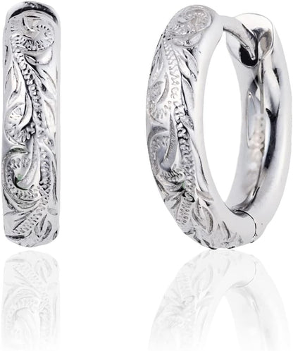 [Puente] フープピアス ハワイアンジュエリー メンズ レディース つけっぱなし 錆びない ピアス リングピアス リング フープ サージカルステンレス ステンレス 金属アレルギー対応